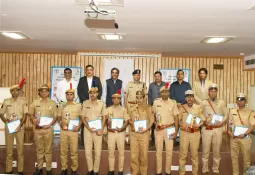 जयपुर : पुलिस मुख्यालय में 10 वारियर्स को किया गया सम्मानित