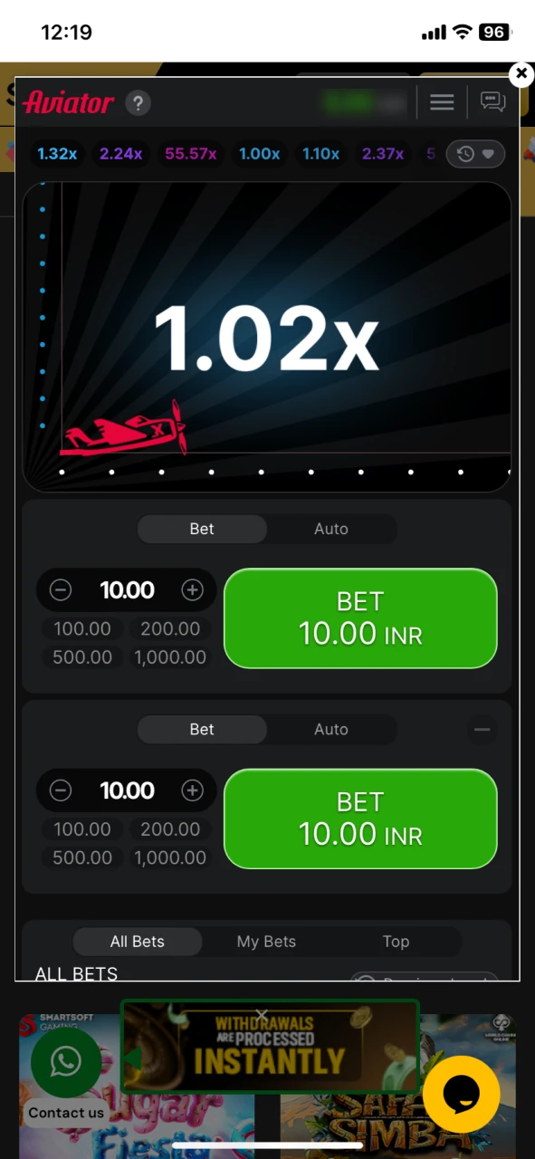 Start playing and betting at SatBet.